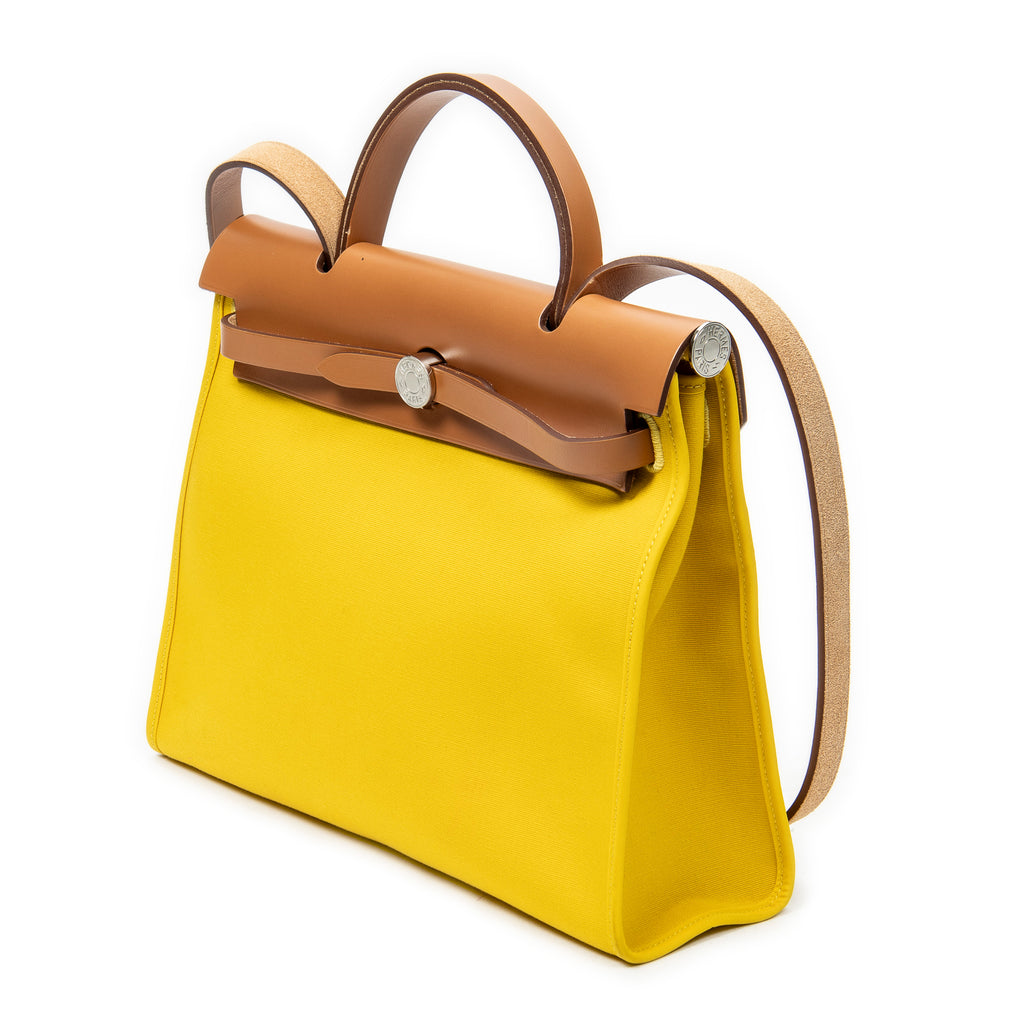 Shoulder Bag Herbag Zip PM Yellow Toile Officier Canvas