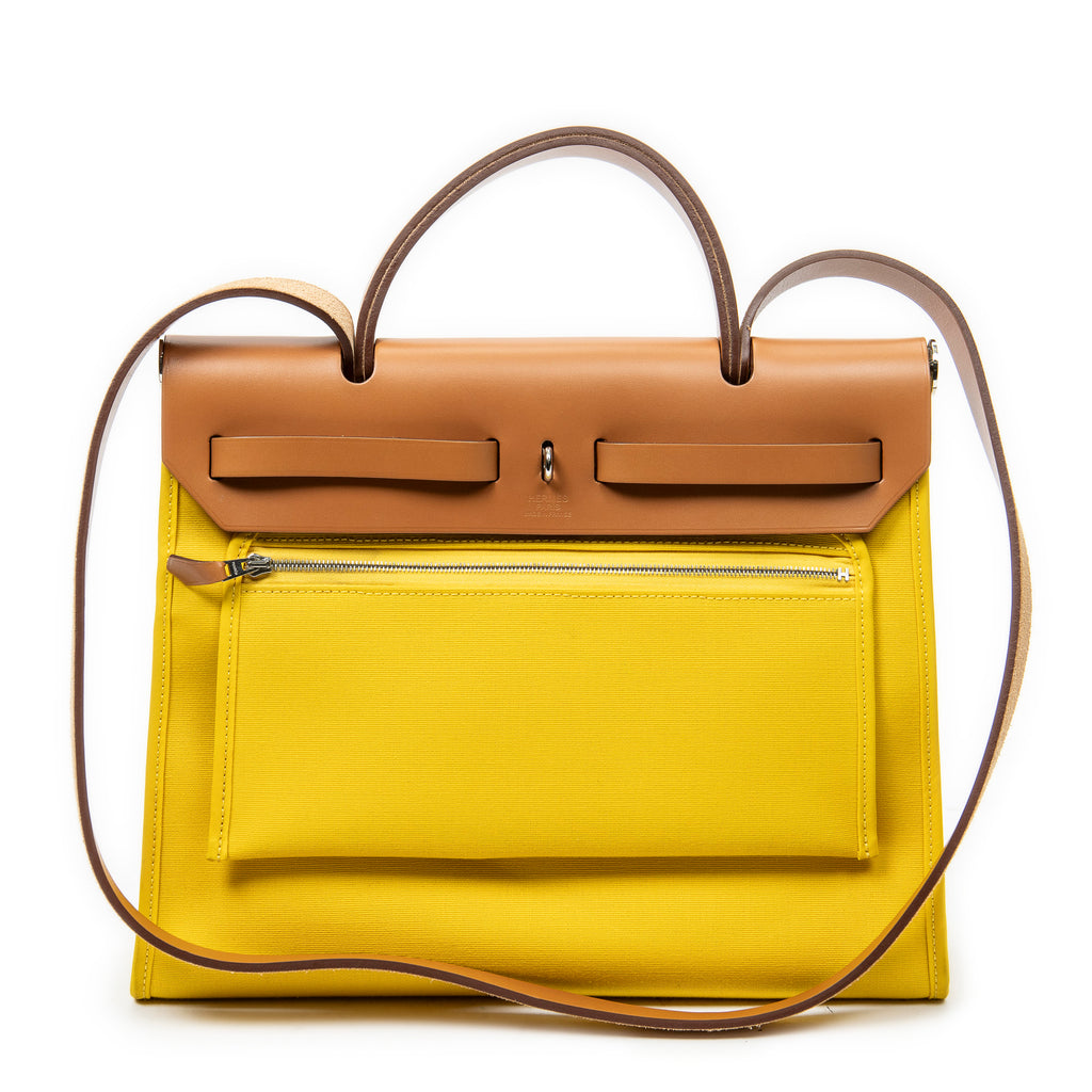 Shoulder Bag Herbag Zip PM Yellow Toile Officier Canvas