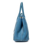 Bolso de hombro Garden Party PM Cuero Negonda Azul Vaquero