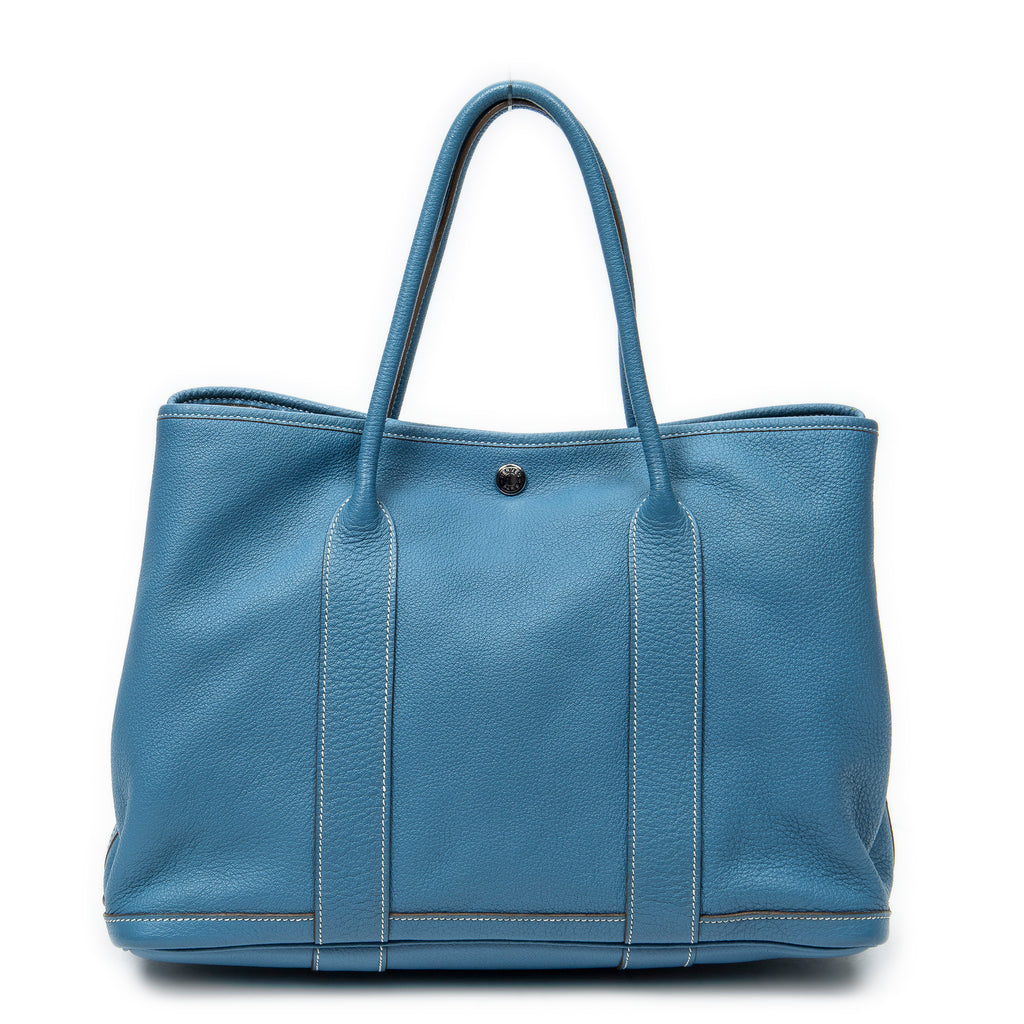 Bolso de hombro Garden Party PM Cuero Negonda Azul Vaquero