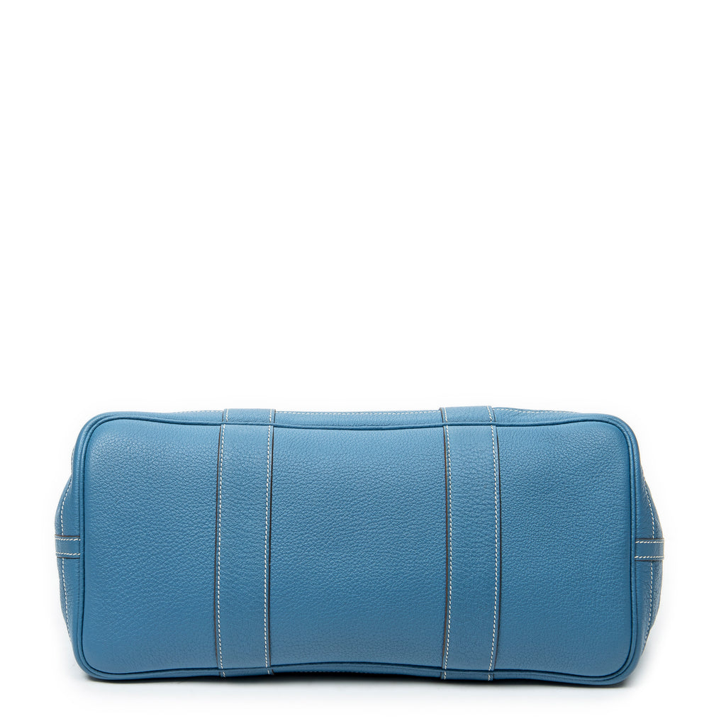 Bolso de hombro Garden Party PM Cuero Negonda Azul Vaquero