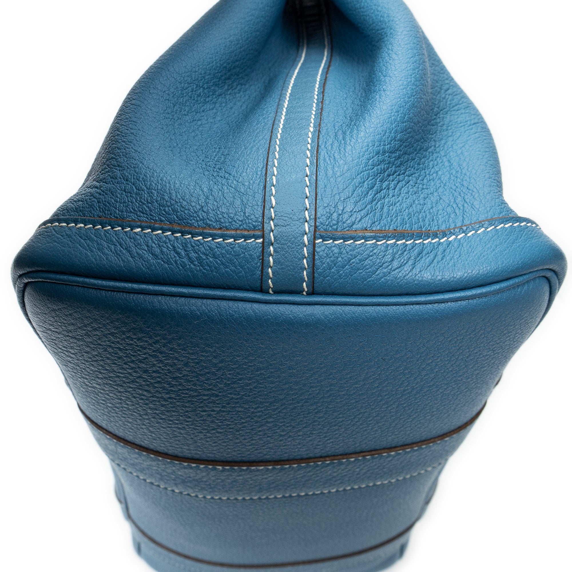 Bolso de hombro Garden Party PM Cuero Negonda Azul Vaquero