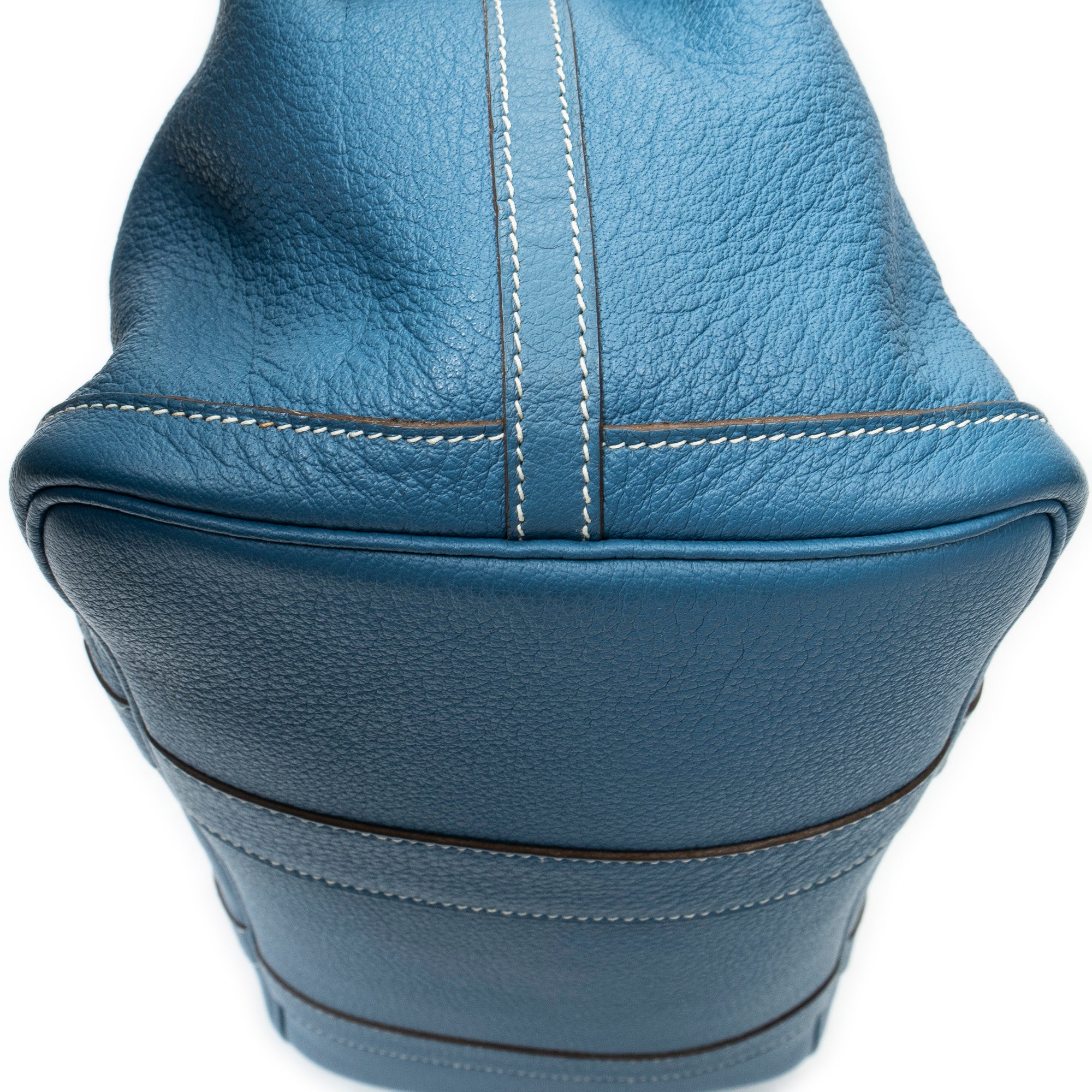 Bolso de hombro Garden Party PM Cuero Negonda Azul Vaquero