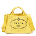 Bolso de hombro pequeño Canapa Tote Lona Canapa amarilla