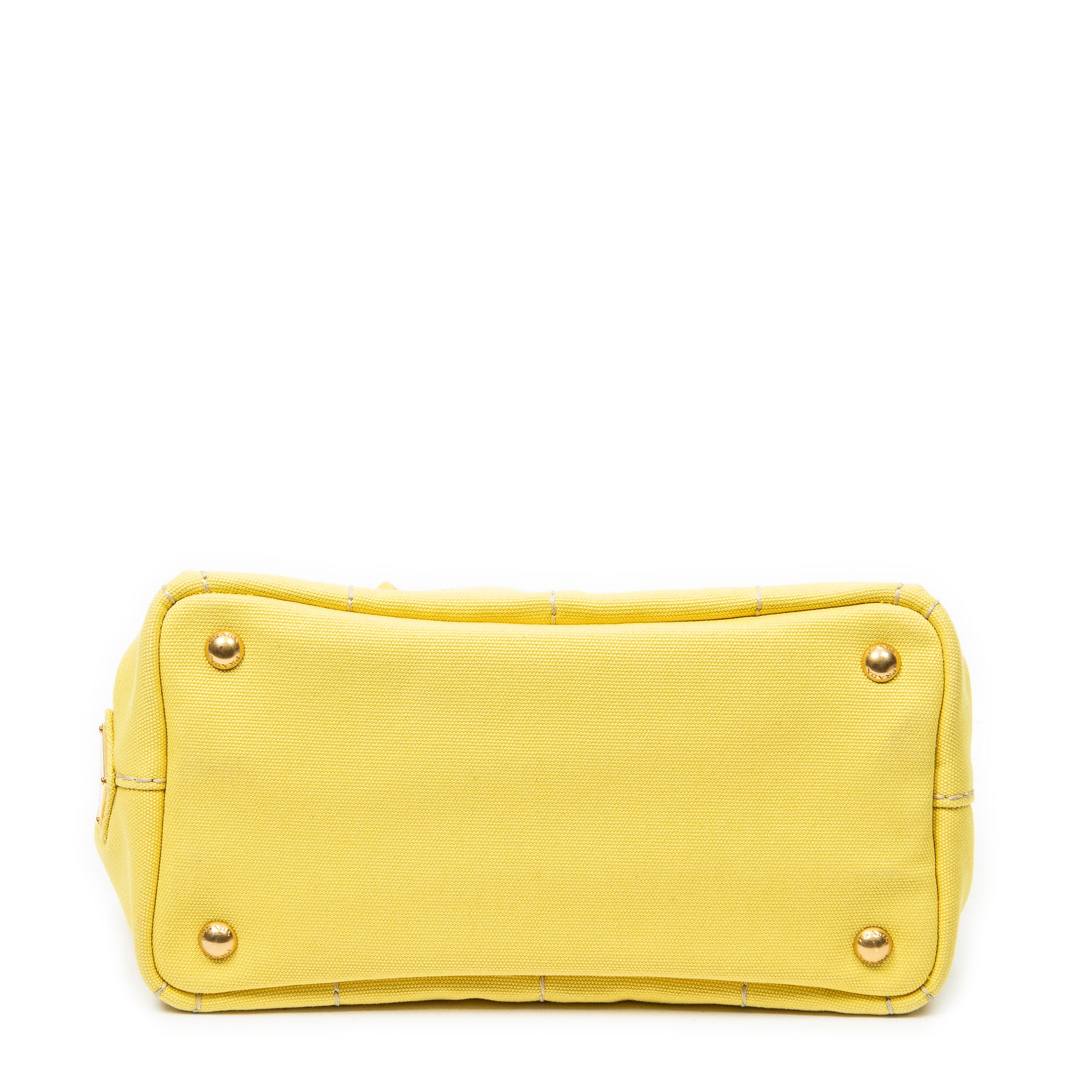 Bolso de hombro pequeño Canapa Tote Lona Canapa amarilla