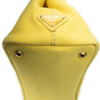 Bolso de hombro pequeño Canapa Tote Lona Canapa amarilla