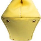 Bolso de hombro pequeño Canapa Tote Lona Canapa amarilla