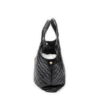 Shoulder Bag Icare Black Quilted Lambskin Leather