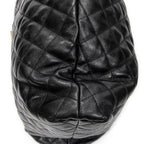 Shoulder Bag Icare Black Quilted Lambskin Leather
