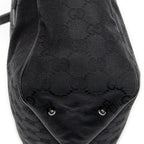 Shoulder Bag Small Shoulder Tote Black Monogrammed Canvas