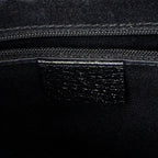 Shoulder Bag Small Shoulder Tote Black Monogrammed Canvas