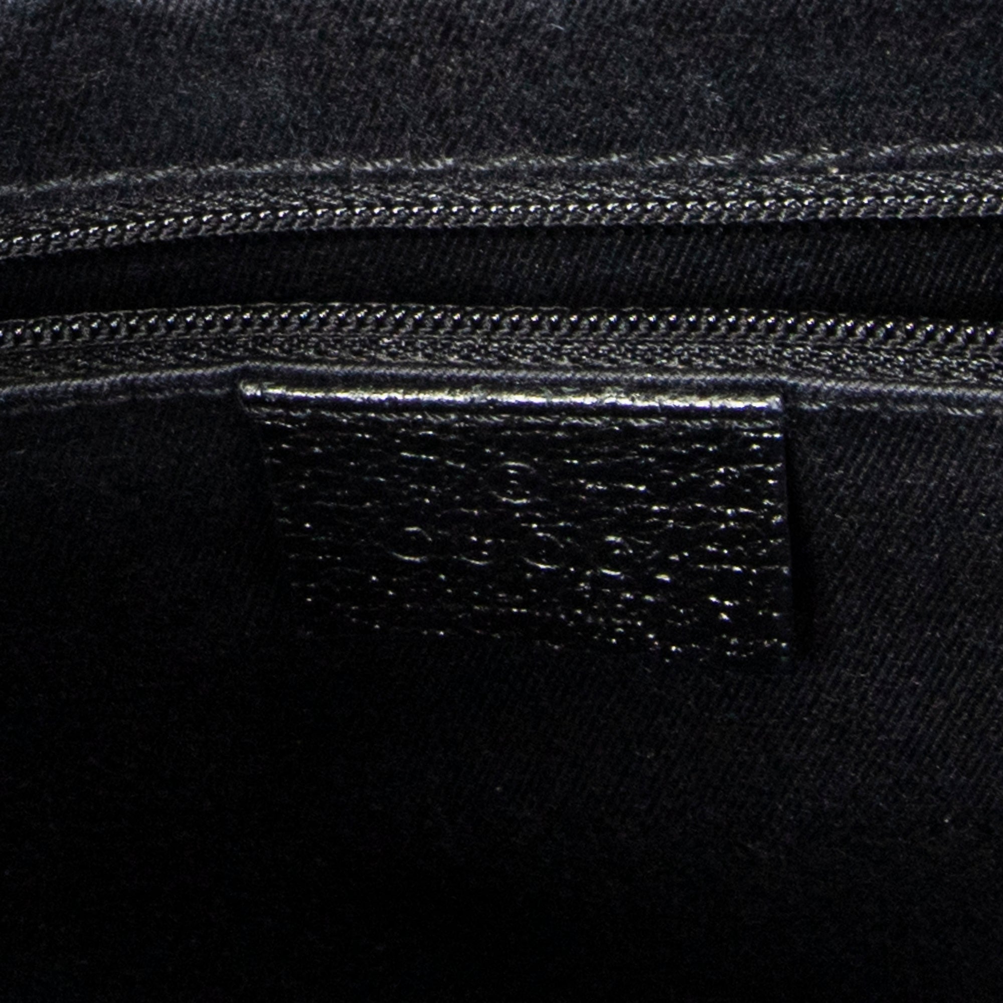 Shoulder Bag Small Shoulder Tote Black Monogrammed Canvas