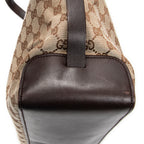 Handbag Horizontal Belt Tote Beige Monogrammed Canvas