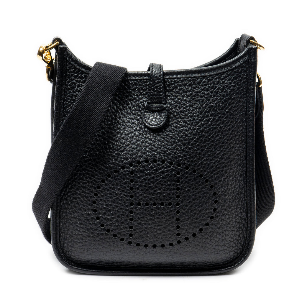 Shoulder Bag Evelyne TPM Black Clemence Leather