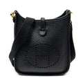 Shoulder Bag Evelyne TPM Black Clemence Leather