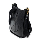 Shoulder Bag Evelyne TPM Black Clemence Leather