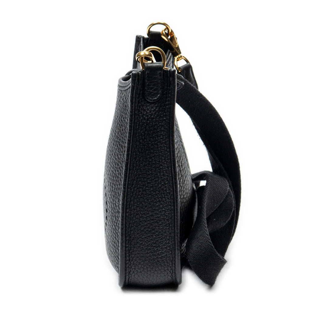 Shoulder Bag Evelyne TPM Black Clemence Leather