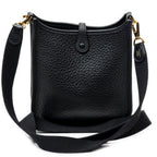 Shoulder Bag Evelyne TPM Black Clemence Leather