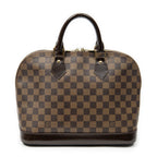 Handbag Alma PM Brown Damier Ebene