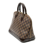 Handbag Alma PM Brown Damier Ebene