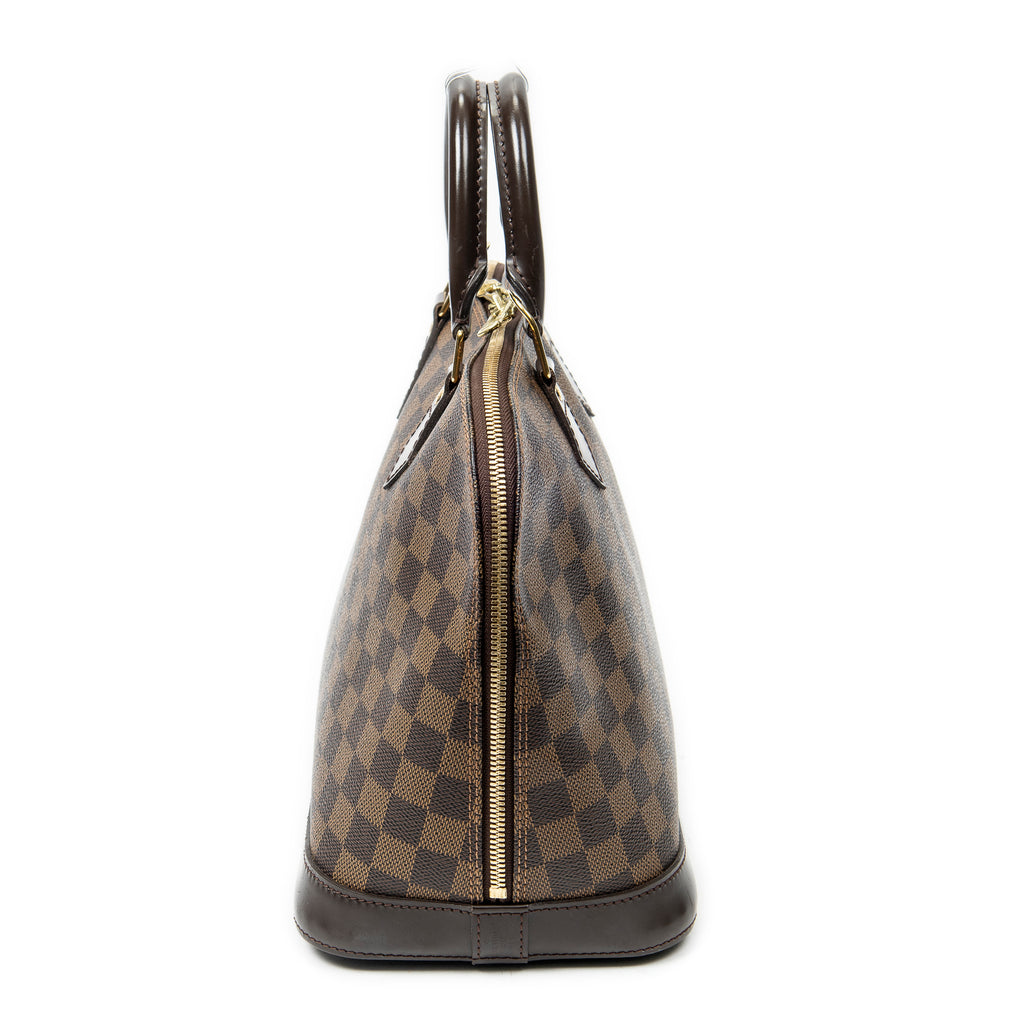 Handbag Alma PM Brown Damier Ebene