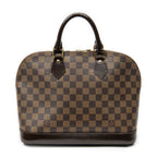 Handbag Alma PM Brown Damier Ebene