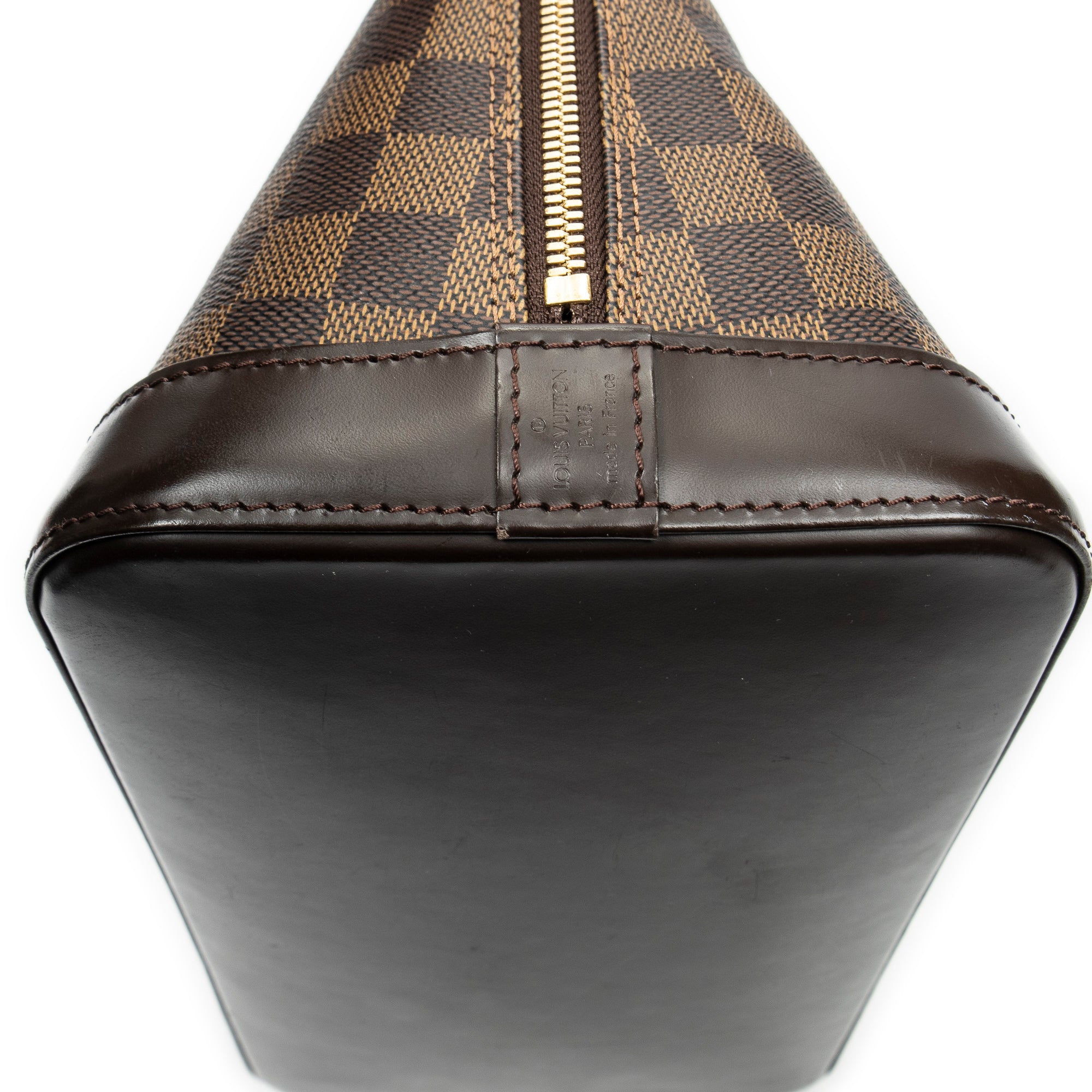 Handbag Alma PM Brown Damier Ebene