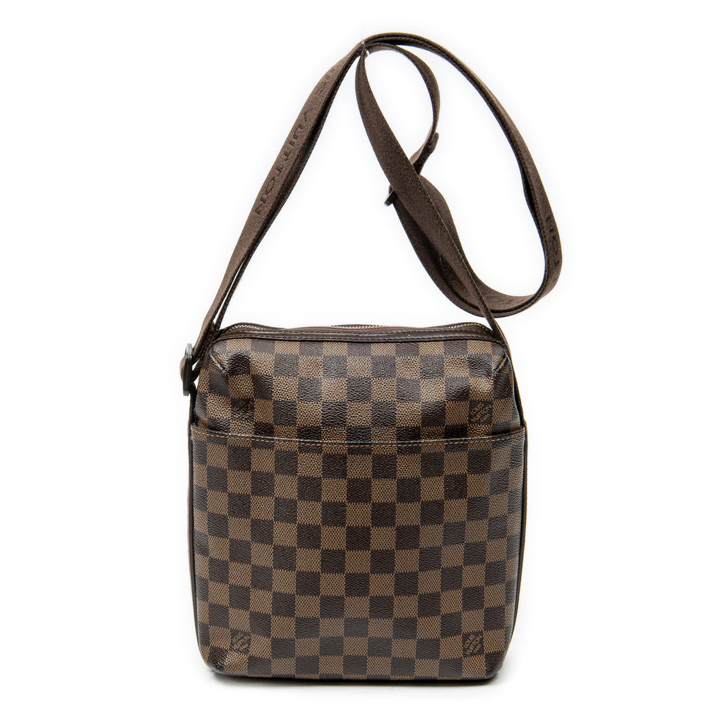 Shoulder Bag Trotteur Beaubourg Brown Damier Ebene