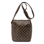 Shoulder Bag Trotteur Beaubourg Brown Damier Ebene