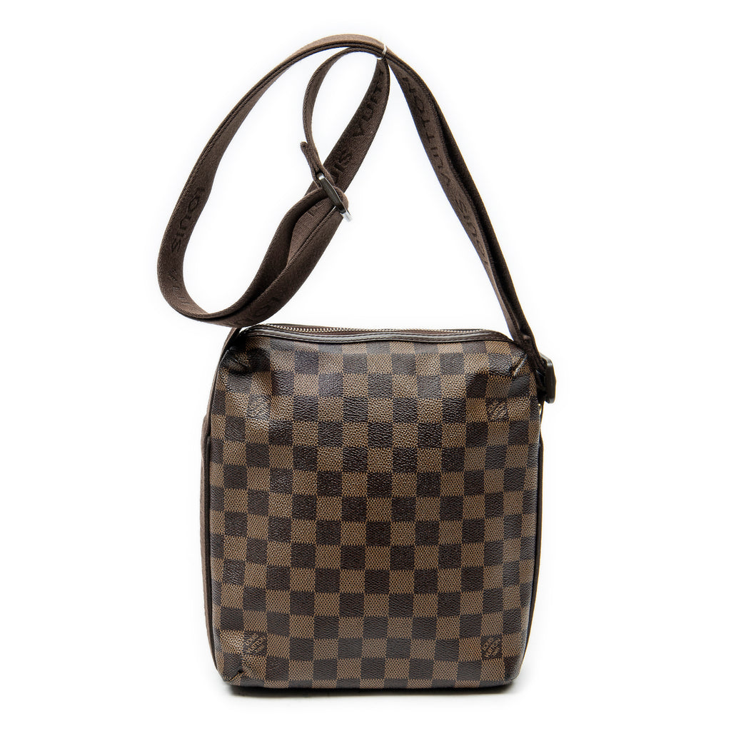 Shoulder Bag Trotteur Beaubourg Brown Damier Ebene