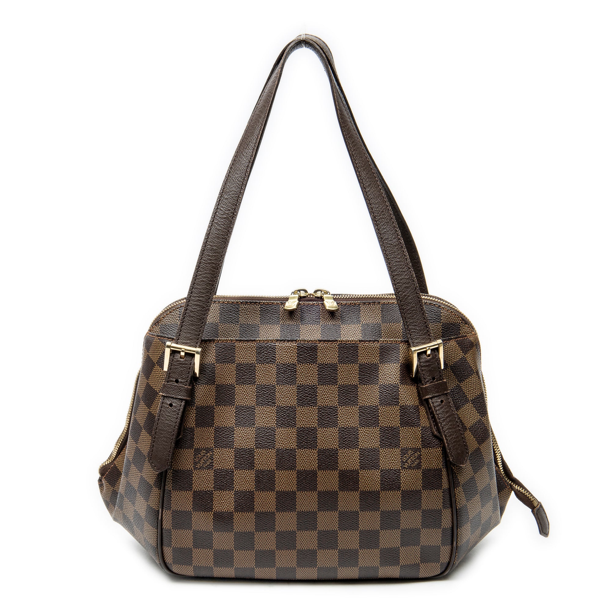 Bolso de hombro Belem MM Damier Ebene marrón