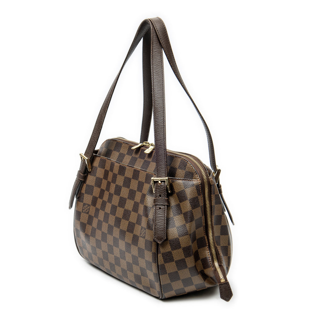 Bolso de hombro Belem MM Damier Ebene marrón