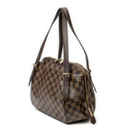 Bolso de hombro Belem MM Damier Ebene marrón