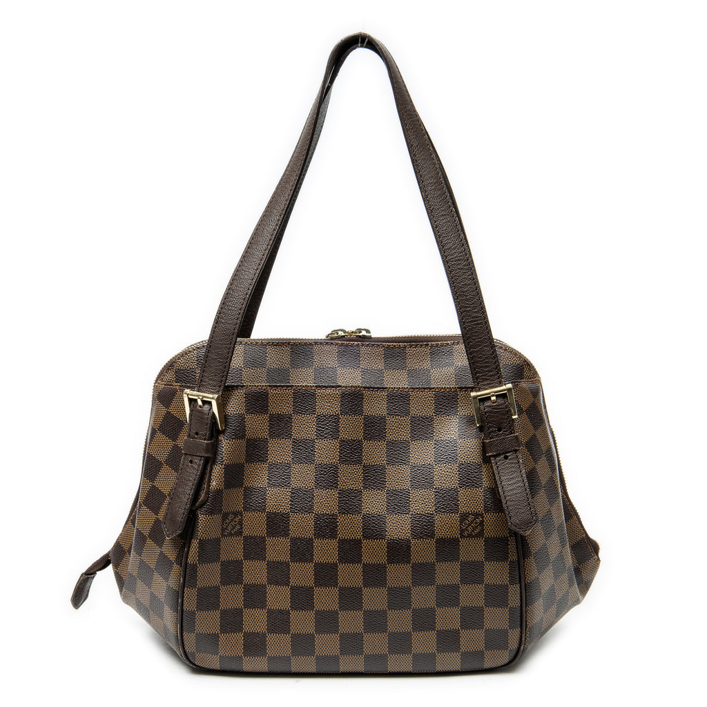 Bolso de hombro Belem MM Damier Ebene marrón