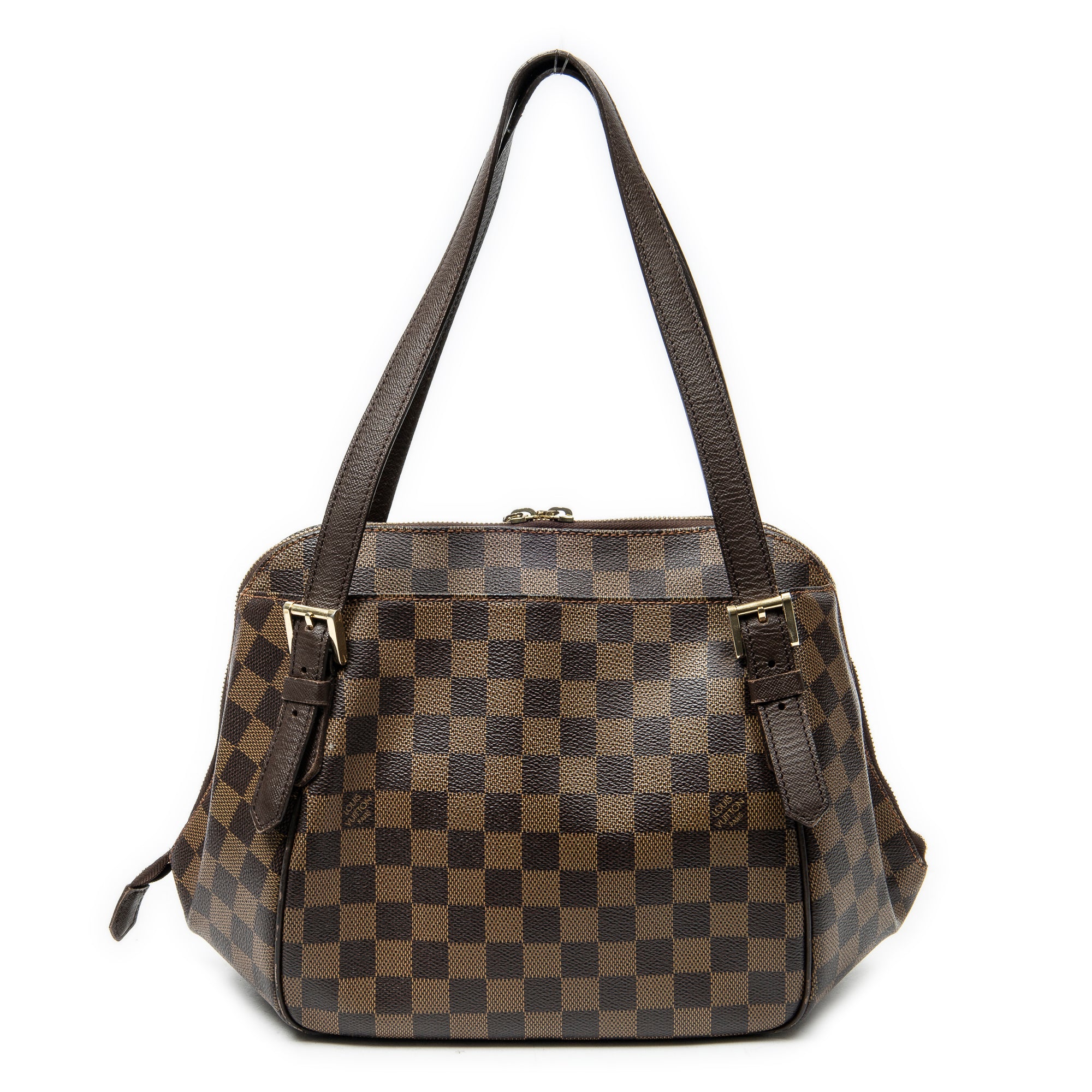 Bolso de hombro Belem MM Damier Ebene marrón