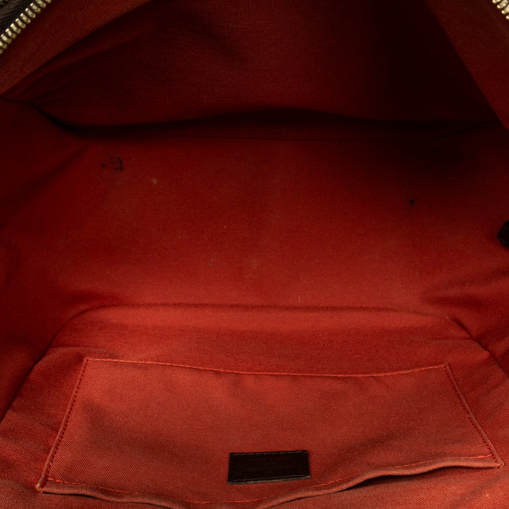 Bolso de hombro Belem MM Damier Ebene marrón