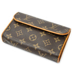Waist Bag Florentine Brown Monogram Canvas