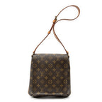 Shoulder Bag Musette Salsa Brown Monogram Canvas