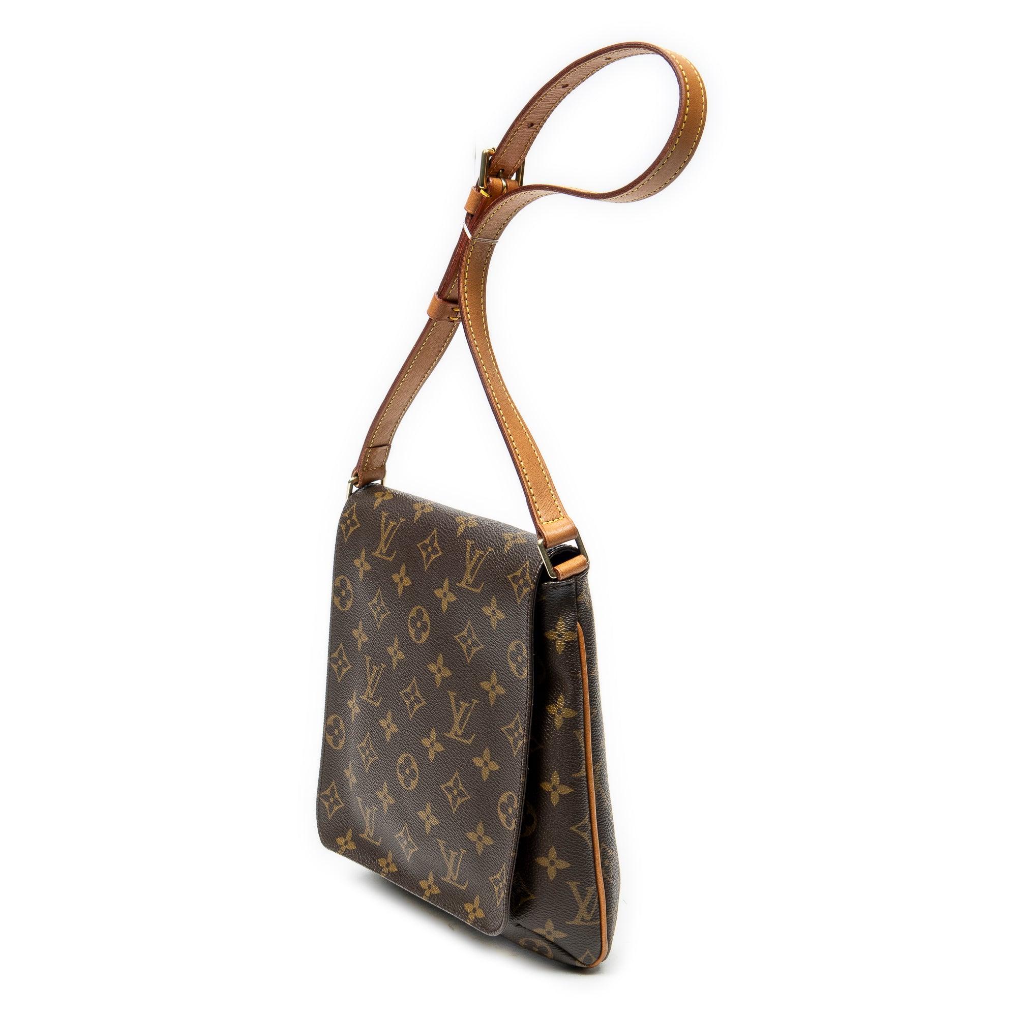 Shoulder Bag Musette Salsa Brown Monogram Canvas