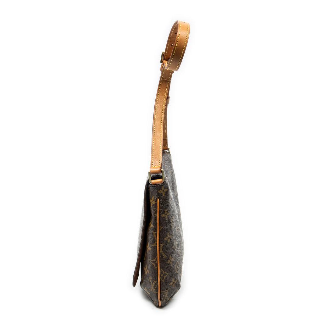 Shoulder Bag Musette Salsa Brown Monogram Canvas