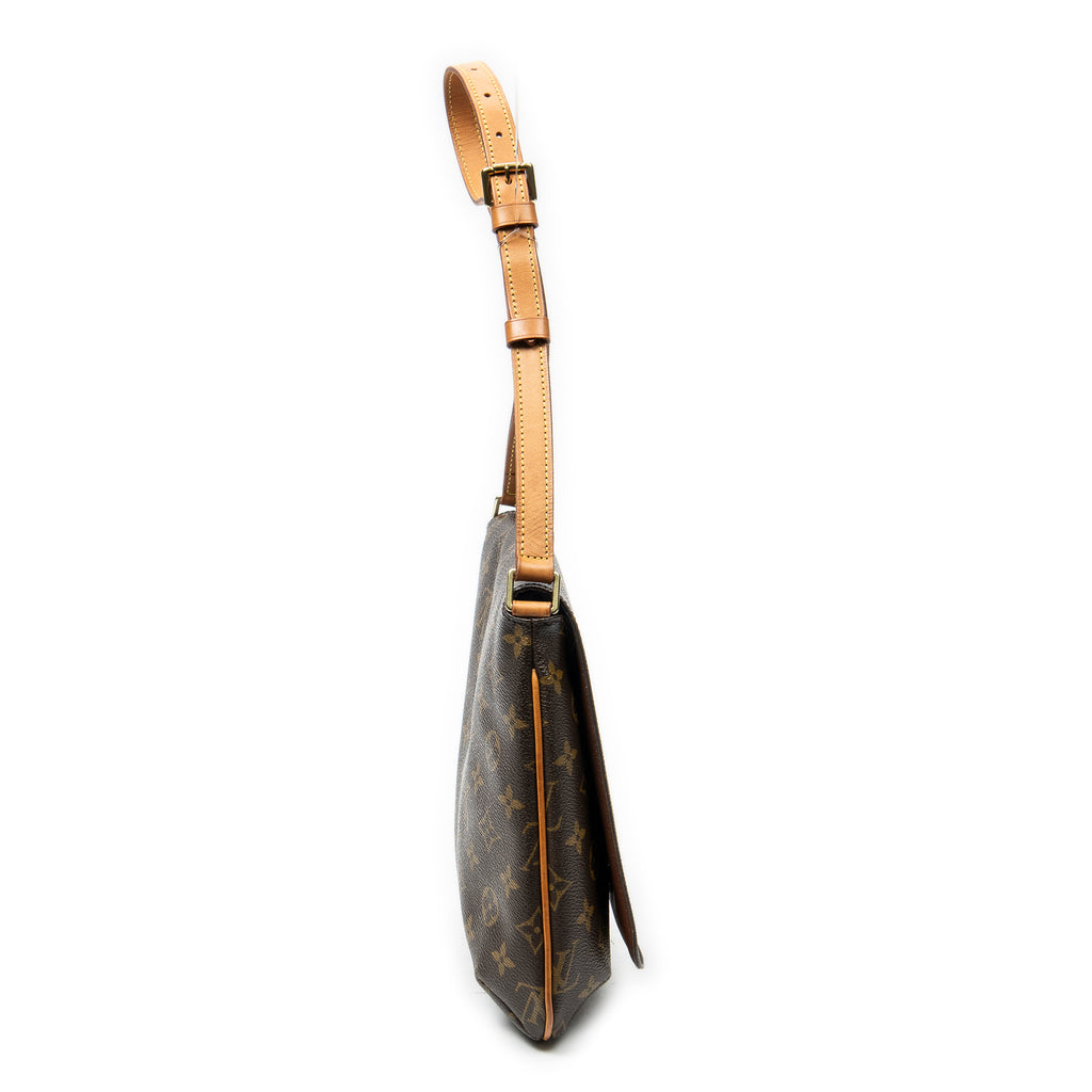 Shoulder Bag Musette Salsa Brown Monogram Canvas