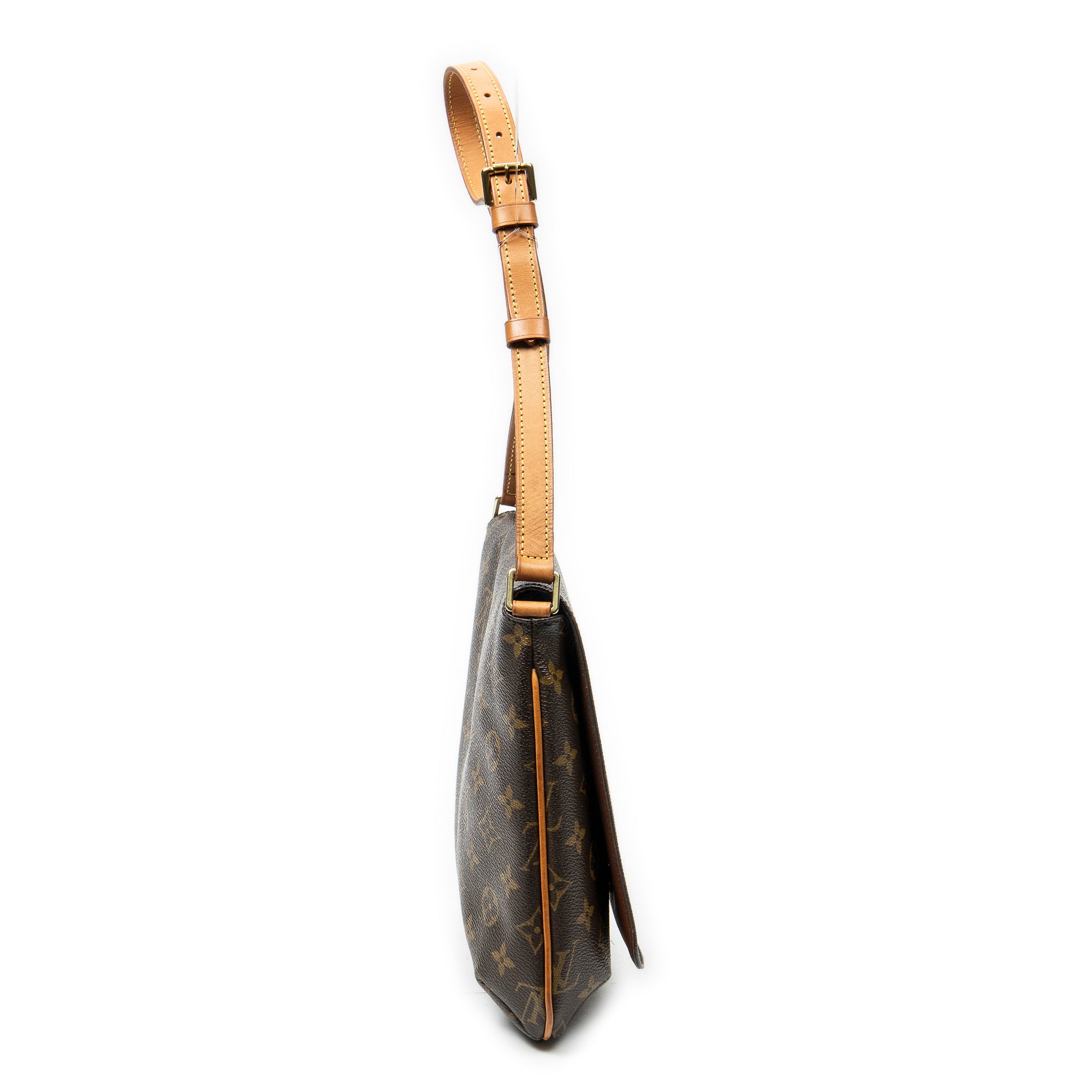 Shoulder Bag Musette Salsa Brown Monogram Canvas