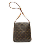 Shoulder Bag Musette Salsa Brown Monogram Canvas