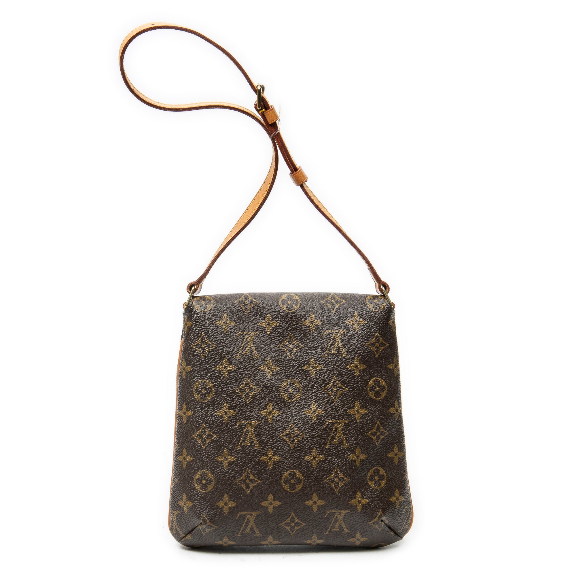 Shoulder Bag Musette Salsa Brown Monogram Canvas