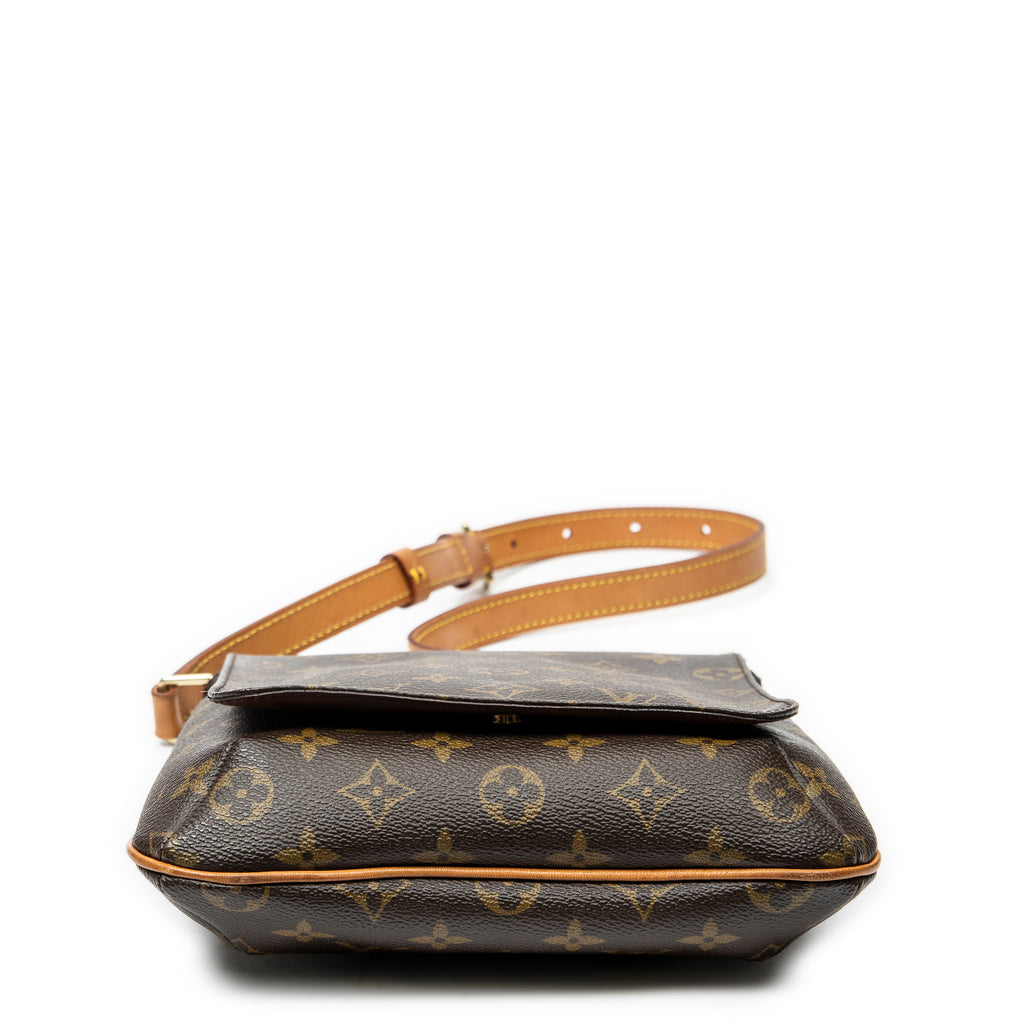 Shoulder Bag Musette Salsa Brown Monogram Canvas