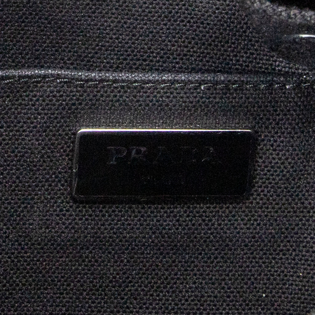 Bolso de hombro pequeño Canapa Tote de rafia negra de ganchillo
