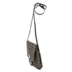 Shoulder Bag Small Flap Crossbody Brown Zucchino Canvas