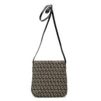 Shoulder Bag Small Flap Crossbody Brown Zucchino Canvas