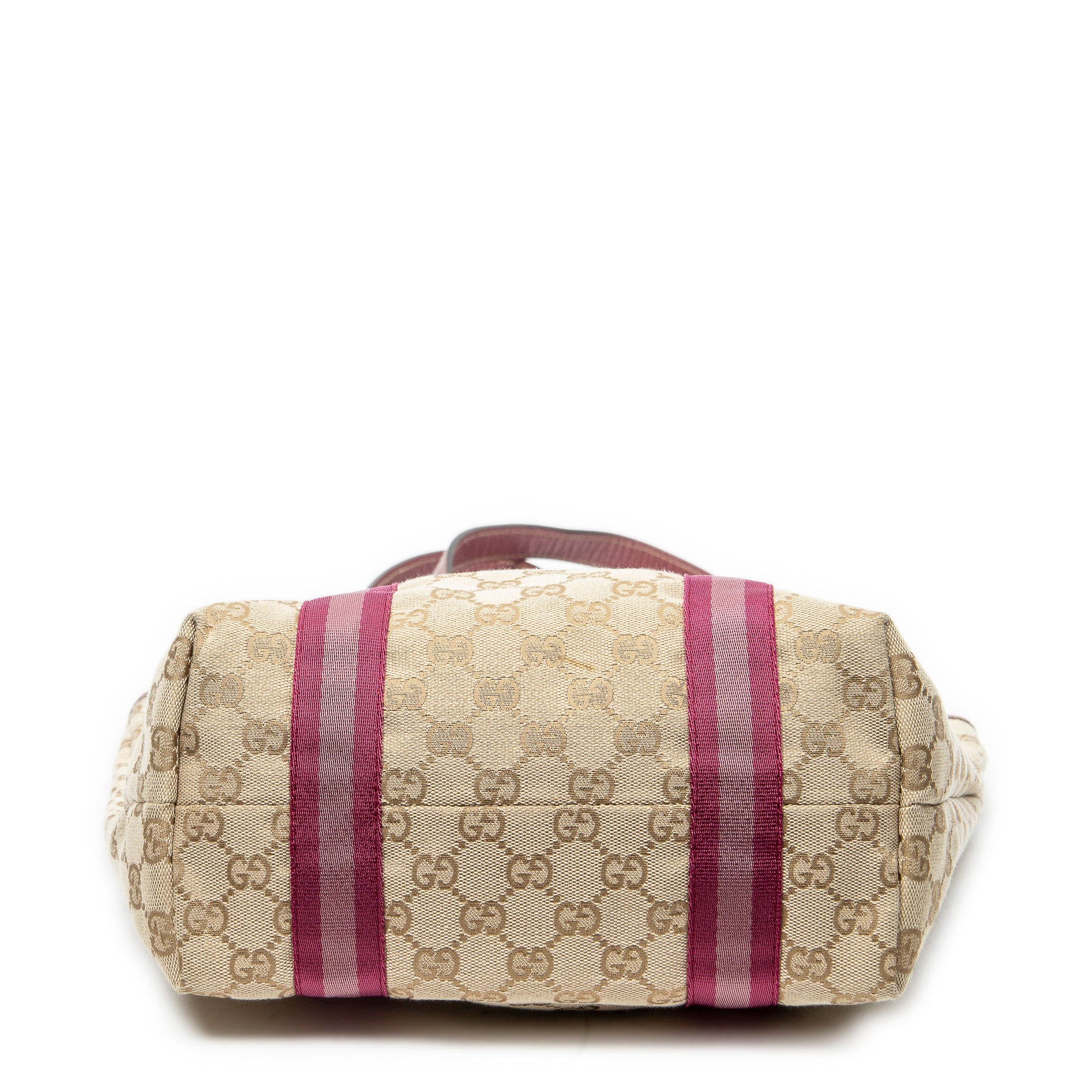 Bolso al hombro vertical Jolicoeur de lona Monogram rosa