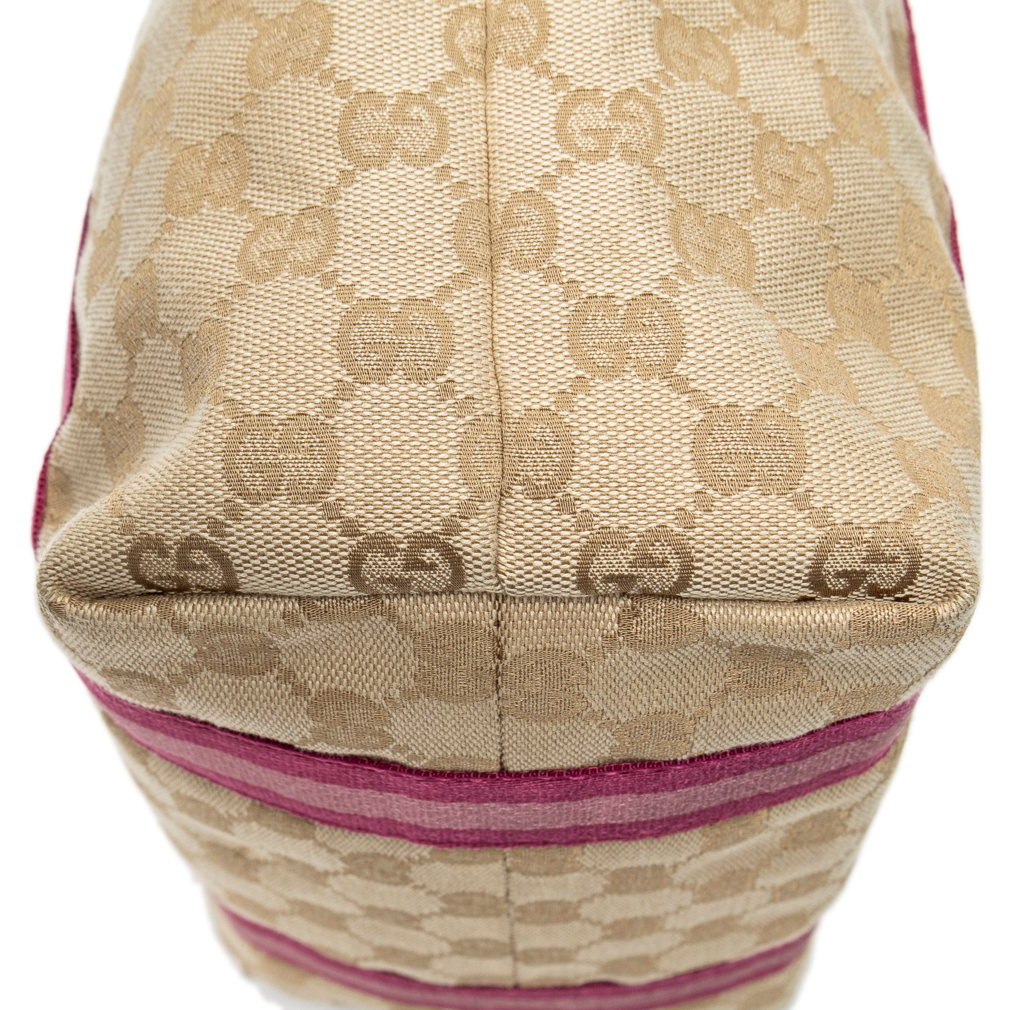 Bolso al hombro vertical Jolicoeur de lona Monogram rosa